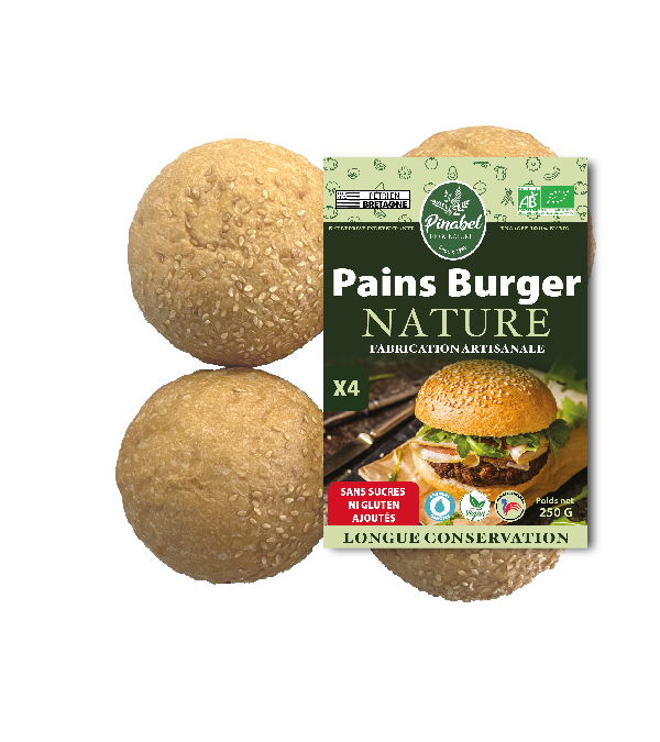 4 Pains pour hamburger nature
