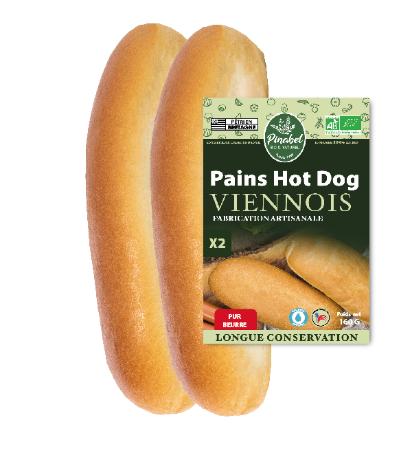 Pains viennois hot dog x2
